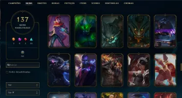 Conta Lol 2011 Kayle Juiza Rammus Rei + 137 skins