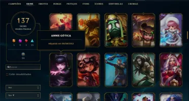 Conta Lol 2011 Kayle Juiza Rammus Rei + 137 skins