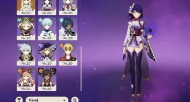 Ar51. Raiden + cortadora, Yelan + harpa, Mona, Diluc e mais
