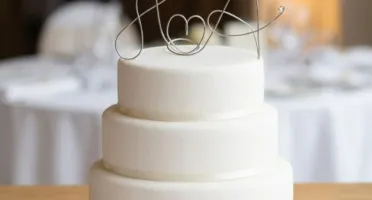 Topo de Bolo de Casamento em arame