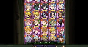 Conta Seven Deadly Sins: Grand Cross 7Ds