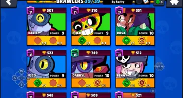 Conta Brawl Star com 39 Brawlers e 20 k Trofeus