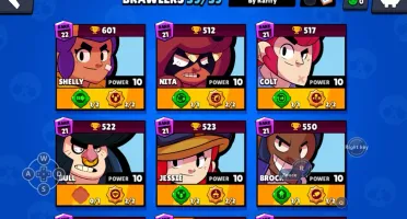 Conta Brawl Star com 39 Brawlers e 20 k Trofeus