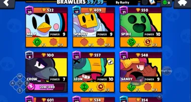 Conta Brawl Star com 39 Brawlers e 20 k Trofeus