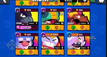 Conta Brawl Star com 39 Brawlers e 20 k Trofeus