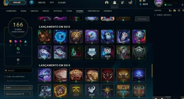 Conta de League of Legends Platina 4