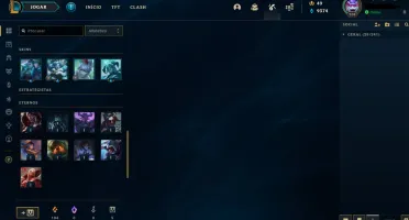 Conta de League of Legends Platina 4