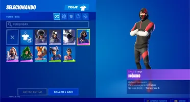 Conta Fortnite Ikonik +8 skins
