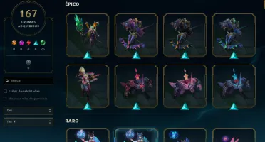 Conta Mono Seraphine/Nivel 573/ Muitas Skins,Cromas,Icones+