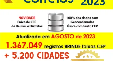 Base De Cep 2023 Master Completa Atualizada! [Bônus]