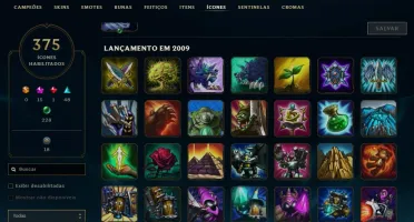 CONTA LEAGUE OF LEGENDS 12 ANOS - 282 SKINS - TODOS CAMPEÕES