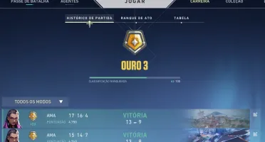 CONTA VALORANT ( COM MMR DE UM ATO SÒ PLATINA 3)