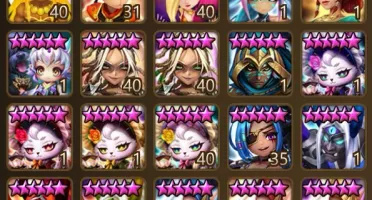 Summoners War - 2LD Eludia e Herteit + 65 5* - PVE safe