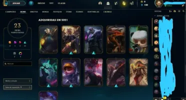 Conta LOL Platina season 11