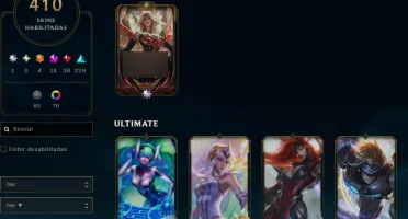 Conta De lol Com Skin Da AHRI assinada RARA!