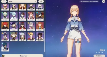 CONTA GENSHIN HUTAO COM HOMA AR56 7 ARMAS 5* BAAL E +