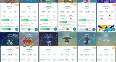 Conta Pokémon Go Lvl 70 | 331 Lendários | 208 Brilhantes