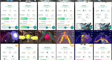 Conta Pokémon Go Lvl 70 | 331 Lendários | 208 Brilhantes