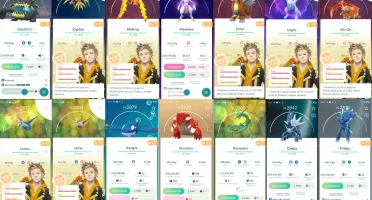Conta Pokémon Go Lvl 70 | 331 Lendários | 208 Brilhantes