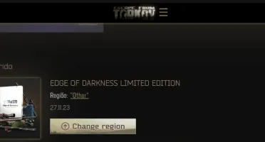 Tarkov edge of darkness limited edition +/- 500 horas