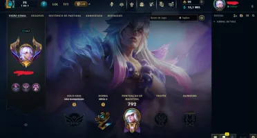 Conta LoL unranked lvl 557