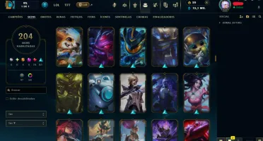 Conta LoL unranked lvl 557