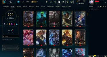 Conta LoL unranked lvl 557