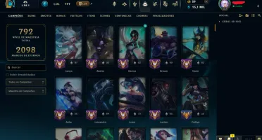Conta LoL unranked lvl 557