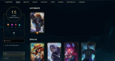 Conta Ouro 4 - Pronta Entrega 16k EA - Muitos champs e skins