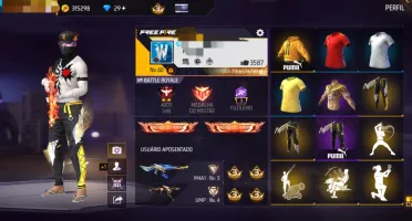 Conta de free fire gemada e barata