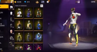 Conta de free fire gemada e barata