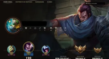 League of Legends Conta Bronze 2