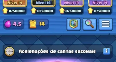 Promoçao, conta quase 53, quase todas cartas no 14
