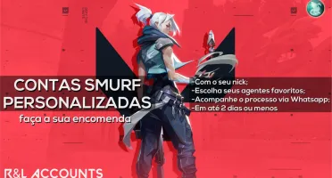 SMURF DE VALORANT (Personalizada) Faça sua encomenda!📦✅