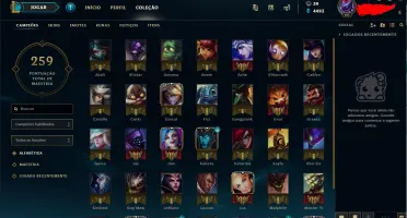 Conta Platina V - Level 60 - Skin Lux Elementalista