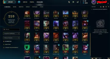 Conta Platina V - Level 60 - Skin Lux Elementalista