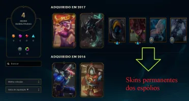 Conta League Of Legends Platina4 ,43 champions/8 skins 12baú