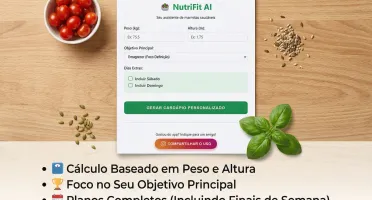 NutriFit - App Inteligente de Marmitas Saudáveis - Vitalício