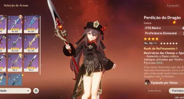 Vendo conta genshin impactcom hutao e andarilho xinquinhu c4