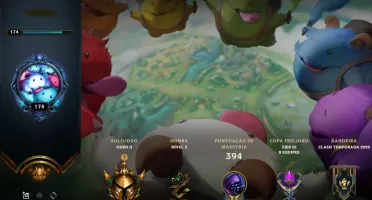 conta lol lvl 174, 142 champs e 124 skins gold 2