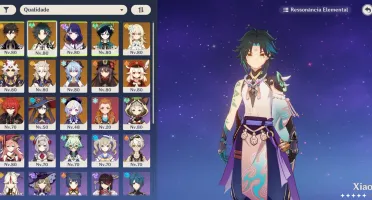 Conta AR 56 com 12 Personagens 5 estrelas