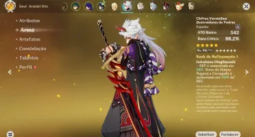 Conta AR 56 com 12 Personagens 5 estrelas