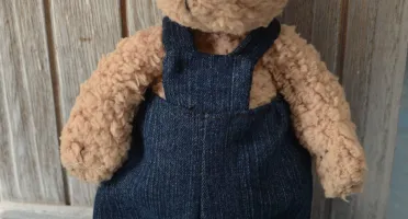 Ursinho Teddy Marinheiro com Macacão Saruel