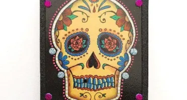 Quadro Caveira Mexicana #8