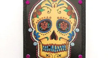 Quadro Caveira Mexicana #8