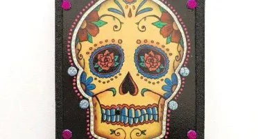 Quadro Caveira Mexicana #8
