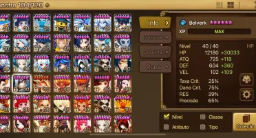 Conta Summoners war - Psamathe
