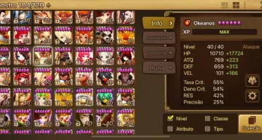 Conta Summoners war - Psamathe