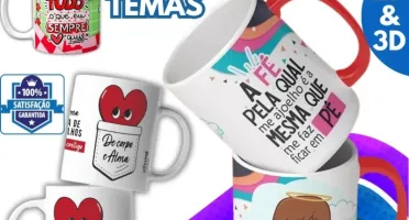 Pack Sublimação Para Canecas + De 100.000 + Divertidamente 2