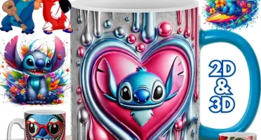 Pack Sublimação Para Canecas + De 100.000 + Divertidamente 2